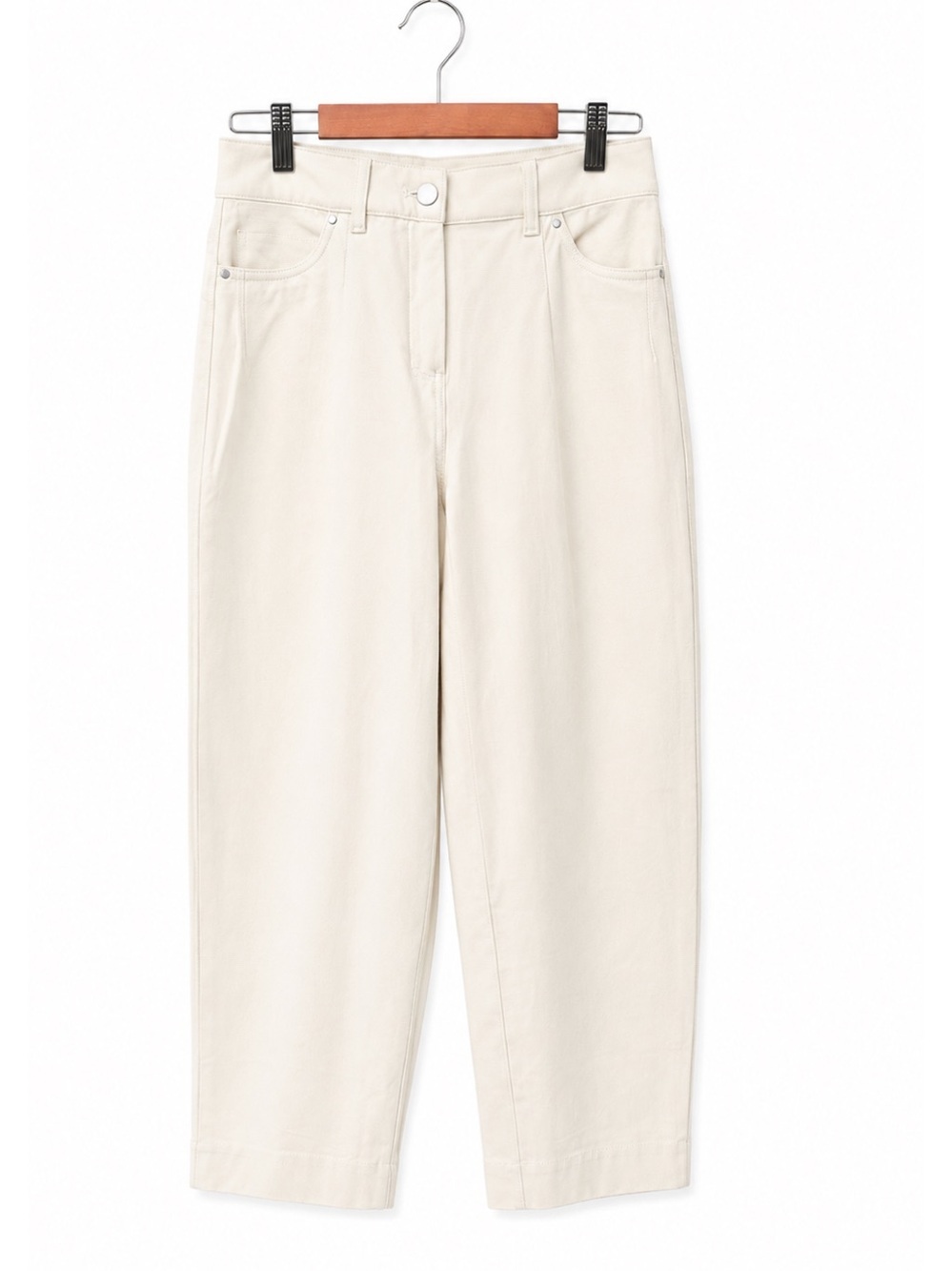 lululemon athletica City Sleek Barrel-Leg Pant in Bone/Cream Lulu pants size 27